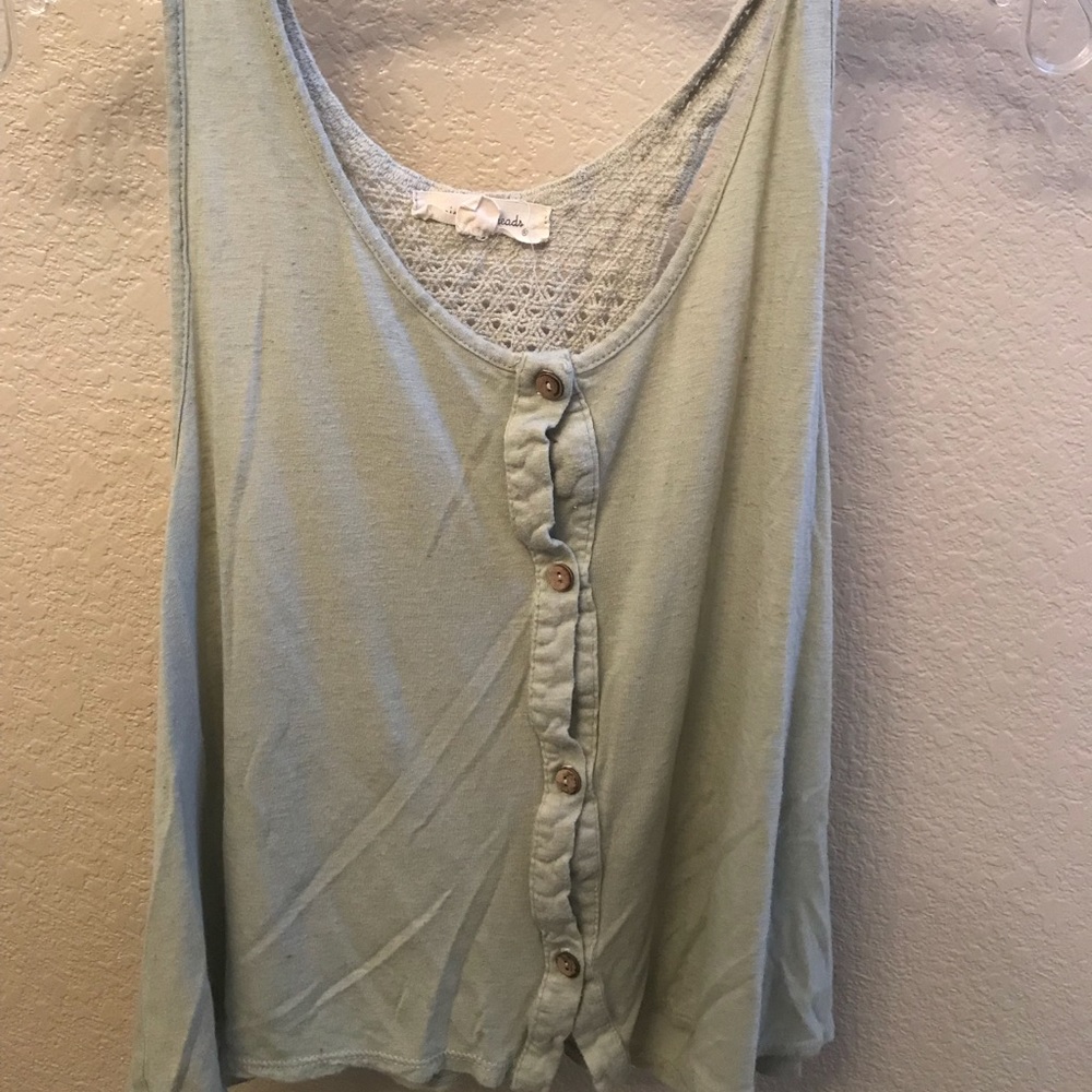 Painted threads tank top